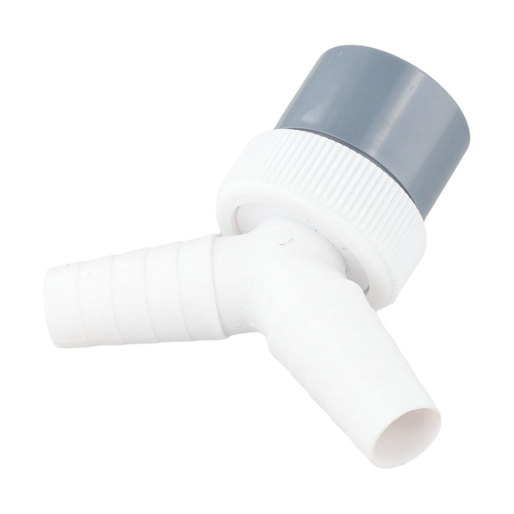 Multi Functional Drain Adapter Versatile Use Grey White Drain Adapter 18-24 Mm Inlet Diameter Backflow Prevention