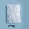 50Pcs/set Extra Large Disposable Shower Caps, Thickened PVC Material, Dedicated for Home Travel SPA Hair Salon Elastic Design Bath Accessories