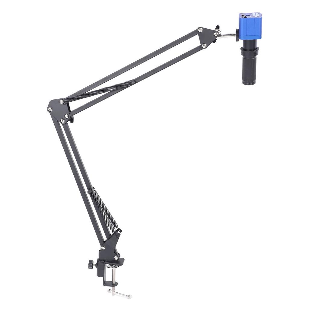 Digital Microscope Camera 1080P 24MP HD Industry Microscope Camera with 150X C Mount Lens and LED Ring Light EU Plug