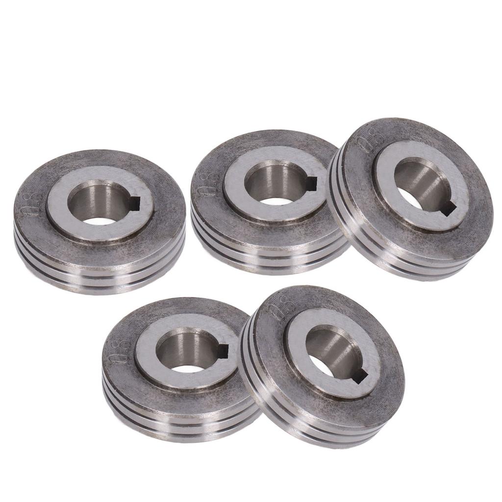 5Pcs Welder Wire Feed Roller 0.8‑1.0mm Groove Feeding Guide Wheel for OTC Welding Machine