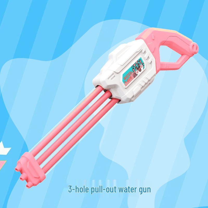 Multi-Hole Water Cannon Toy for Beach Play