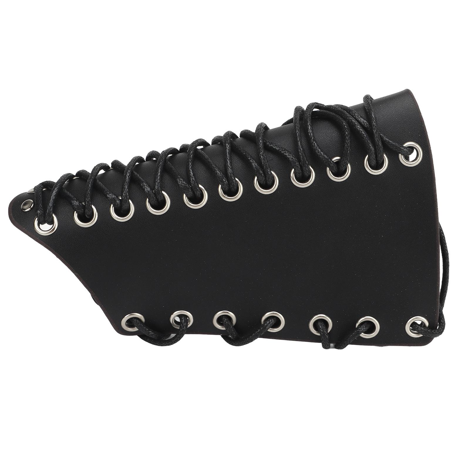 

Archery Arm Gurad Artificial Leather Durable Skin Friendly Arm Protection Tools for Archery Black