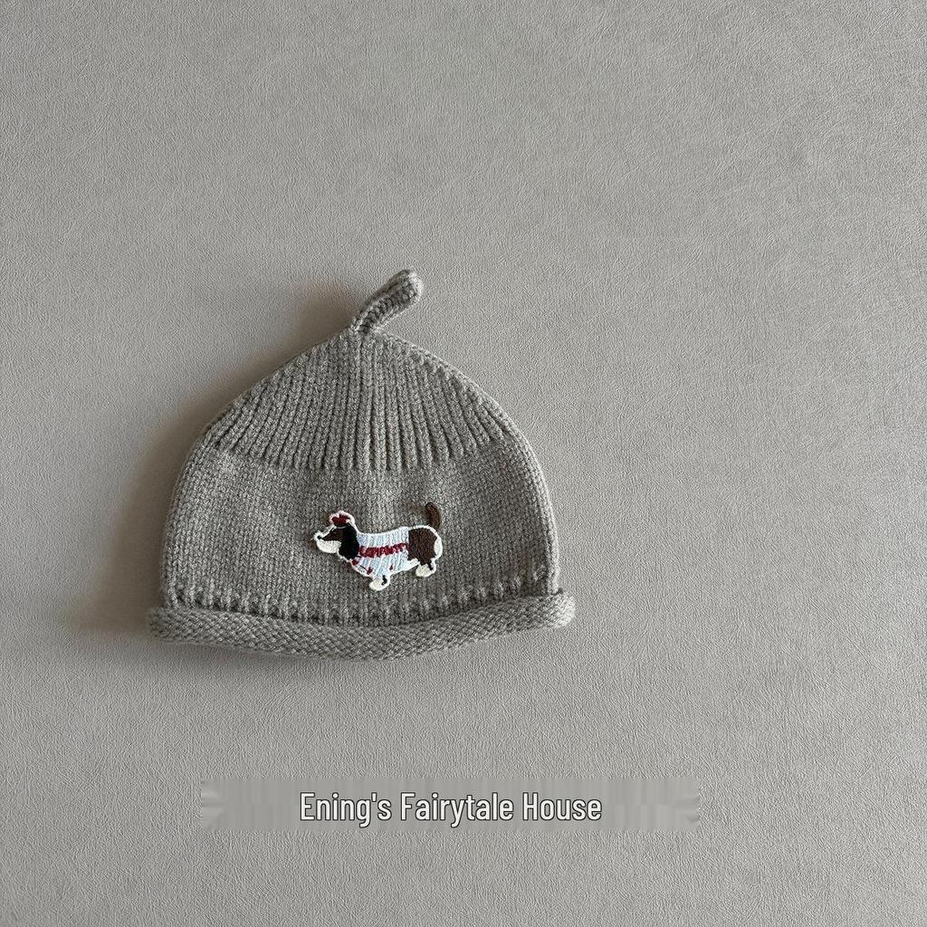 Adorable Infant & Toddler Wool Hat - New Autumn/Winter Style for Boys & Girls, Pacifier-Friendly, Warm, Perfect for Small Month Olds
