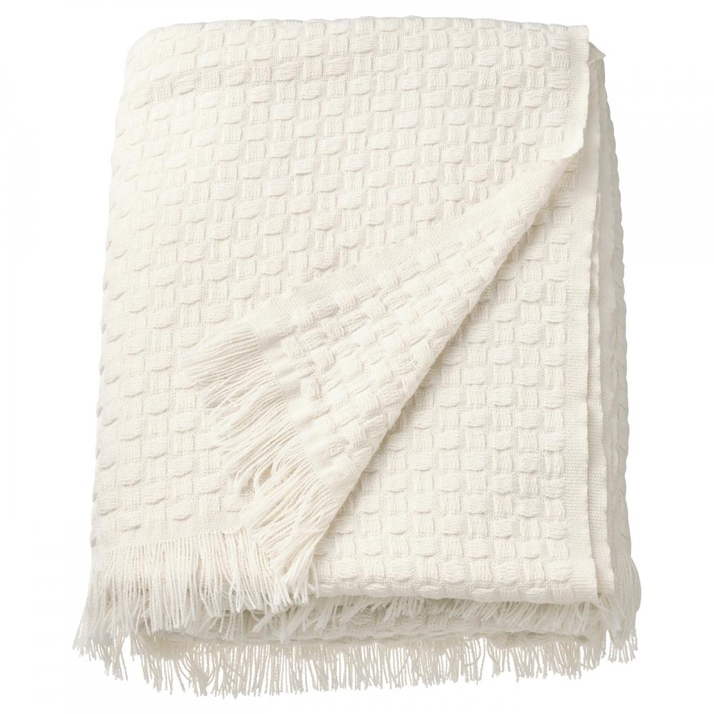

IKEA HORNMAL blanket throw off white 130x170 cm