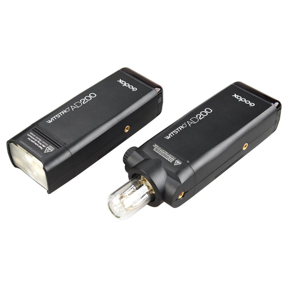 Godox AD200 Mini Wireless Flash Compatible with Canon Nikon and Sony Includes Two Light Authentic Includes Japanese Instruction Manual 2.4GX System,
