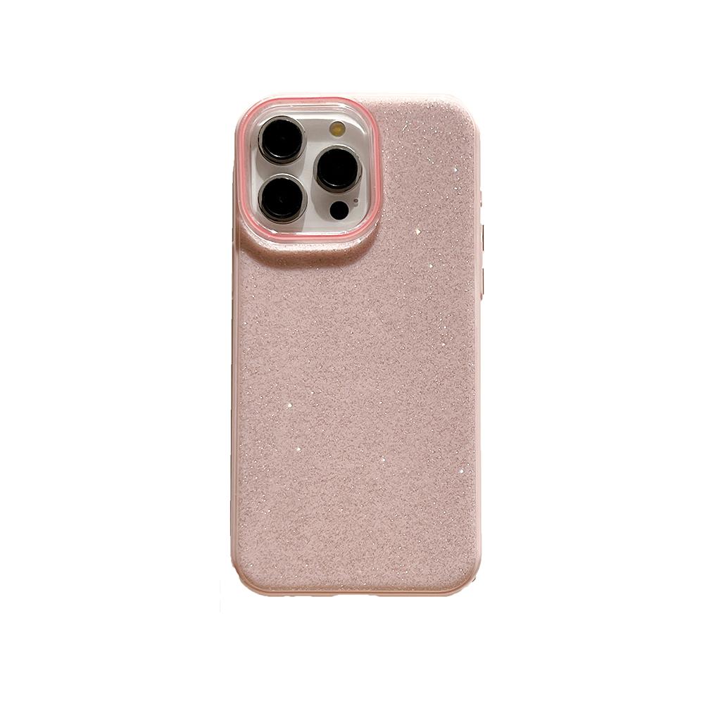 Luxury Glitter Candy Color Hybrid Case For iPhone 17 Air 16 16E 15 14 13 12 11 Pro Max Plus Hard Back Cover Silicone Soft Shell