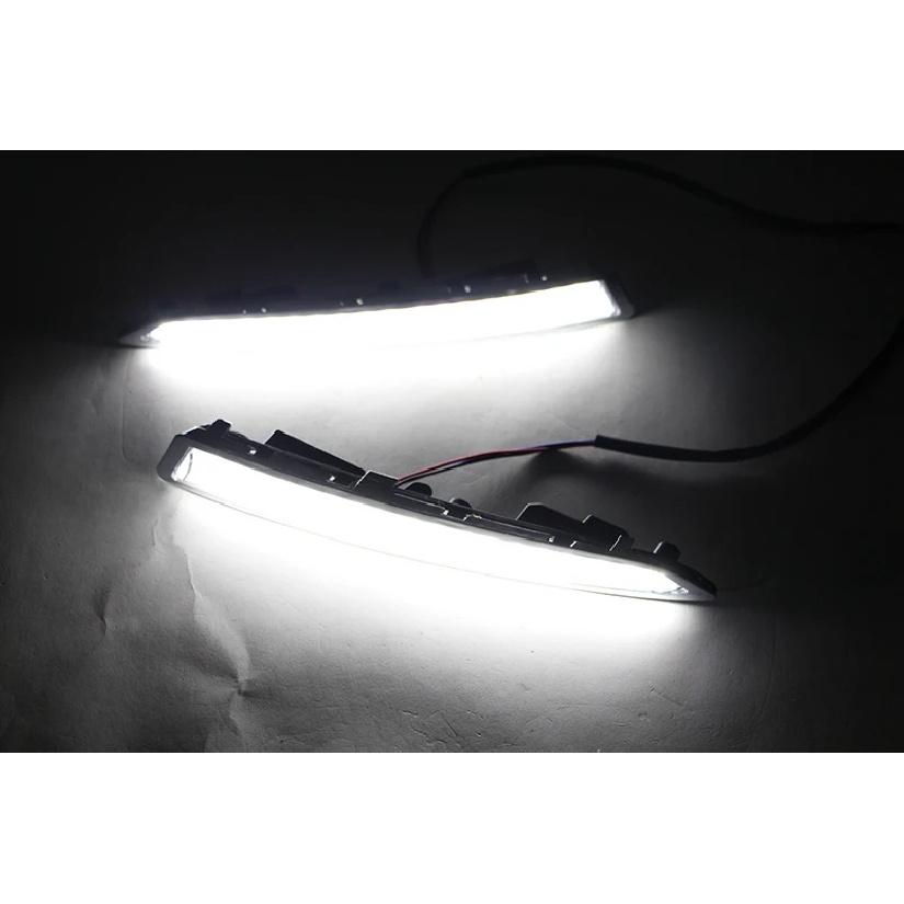 Car Led Daytime Running Light DRL Daylight with Yellow Turn Signal Fog Lamp For Ford Kuga Escape 2013 2014 2015 2016 2017