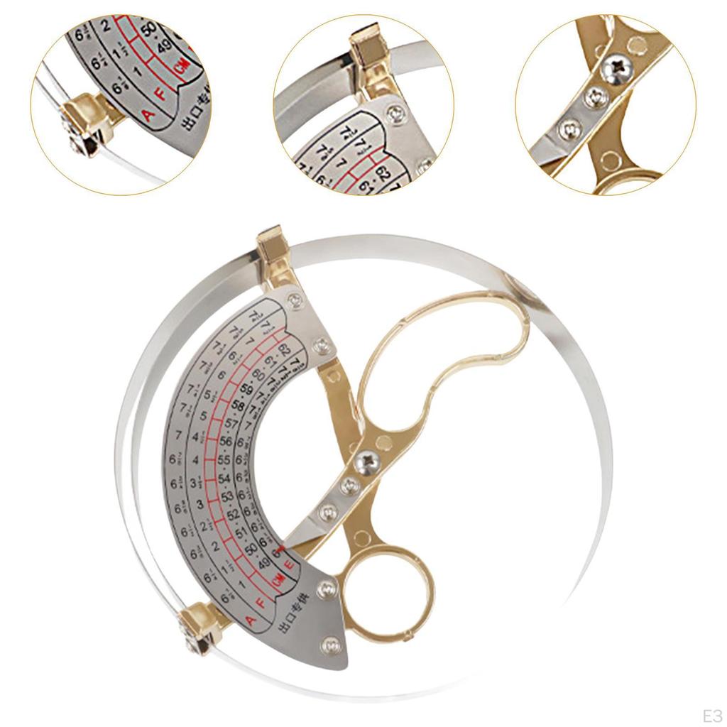 Caliper for Hat Measurement Tool, Stainless Steel Cap Size
