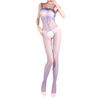 Aurora Shinny Suspender Body Stocking Tights Temptation Lingerie One-Piece Crotchless Toys For Couple Ootd Dance Self Pleasure
