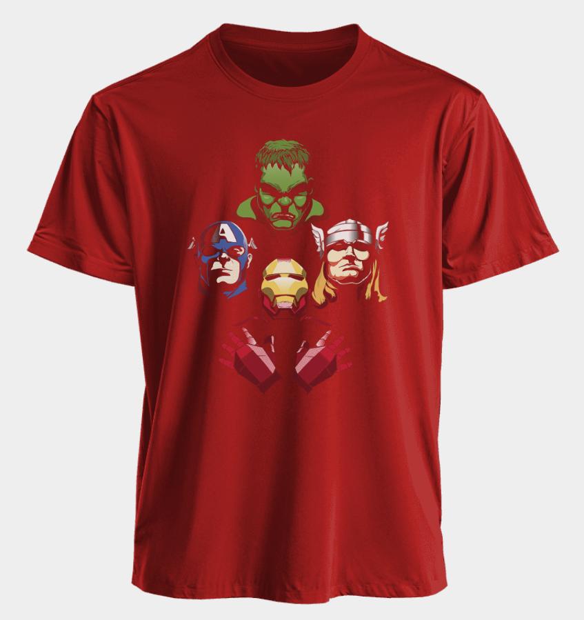 The Avengers Herren- und Damen-T-Shirts Iron ManCaptain America Thor Hulk Sommer Amerika Frühling und Herbst Kurze Ärmel