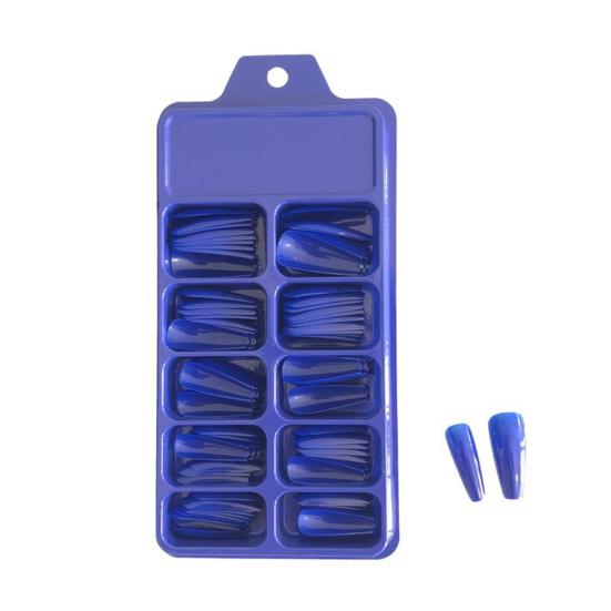 100 Teile/satz Gefälschte Nägel Volle Abdeckung Abnehmbare Maniküre Zubehör Einfarbig Falsche Nagel für Party