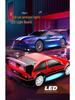 1:24 RC Drift High-Speed Mustang AE86, Four-Wheel Drive Racing Toy Car, Rechargeable Model.