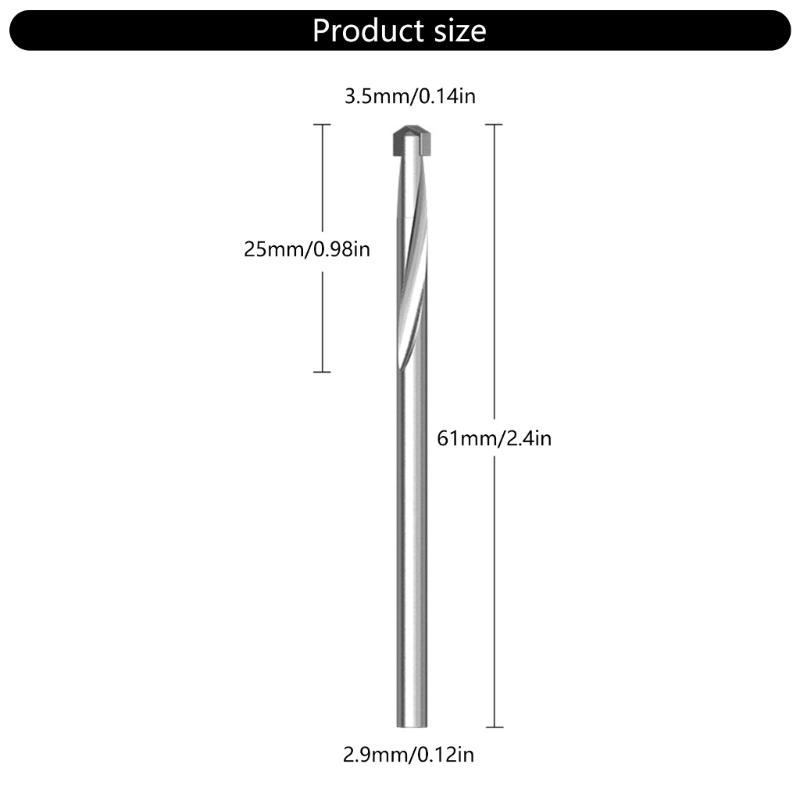Hardened Round Shank Reduced Twist Drill Bits Hole Cutter Drilling Tool For Wood Iron Stainless Steel Aluminum Metal