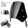 Universal Windshield Wind Deflector Screen Cover Guard With Mounting Bracket for 5-7in Retro Motorbike Motorcycle Accessories