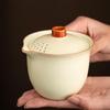 Portable Chinese Ru Kiln Ceramic Tea Set