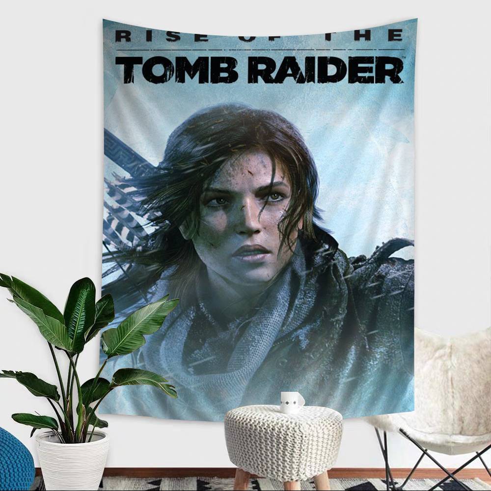 Game TTomb RRaider Chart Tapestry Home Decoration Hippie Bohemian Decoration Divination Wall Hanging Home Decor