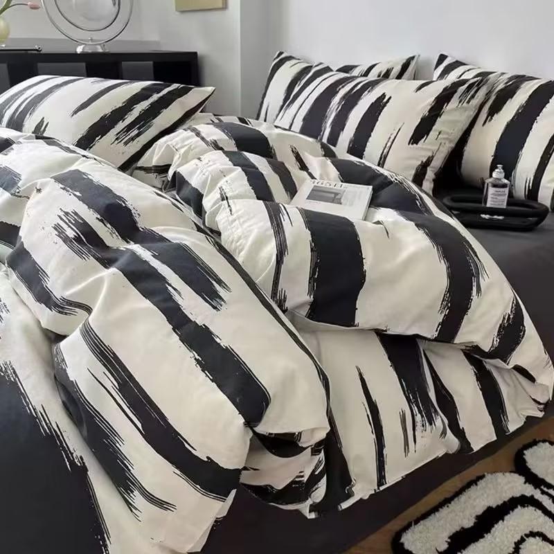 

Romantic Tie Dye Print Quilt Cover For Summer Super Soft Naked Sleeping Comforter Cover For Home No Fading No Pilling Bedclothes 150x200cm Only Cover