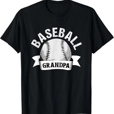 Dziadek Baseballista - Zabawna Koszulka dla Dziadka Baseballisty