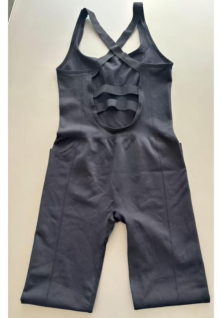 Quick-Dry Seamless Sleeveless Yoga Jumpsuit