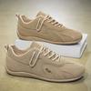 Frühlings Herren Sneaker Khaki Rutschfeste Herrenschuhe Arbeitsschuhe Schnürschuhe Sommer Laufschuhe All Match Outdoor Freizeitschuhe