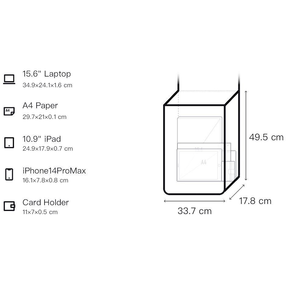 Jordan Large Capacity Sports Casual Versatile Polyester Backpack Medium Unisex Backpack Black JD2443001AD-001