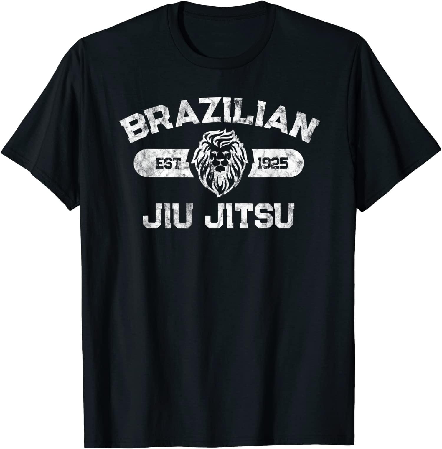 2025/Brazilian Jiu Jitsu Established 1925 BJJ Fight Gift Unisex T-Shirt S
