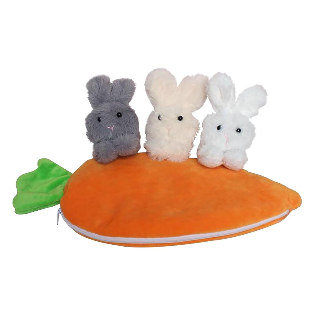 carrot purse with bunnies