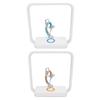 LED Desk Lamp with Wireless Charging Function Dance Girl Touch Dimmable 3 Color Bedside Light for Li