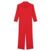 Utility Coverall for Men S-3XL: Easy Wear Front Zipper Jumpsuit, Long Sleeve with Classic Turn-Down Collar, Minimalist Design
