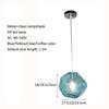 Modern Creative Irregular Glass Chandelier LED Kitchen Living Room Restaurant Bar Counter Hotel Loft Clothing Store Lighting