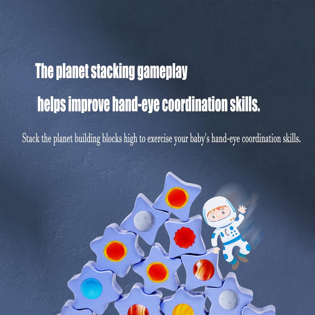 Planet Star Sky Balance Building For Early Education And Brain Development, Suitable For Children, Helps To Fine Motor Skills - Sorting And