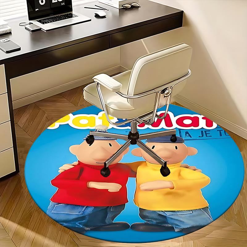 Tappeto per Sedia Pat & Mat - Tappeto Rotondo per Arredo Casa, Uso Ufficio, Camera da Letto