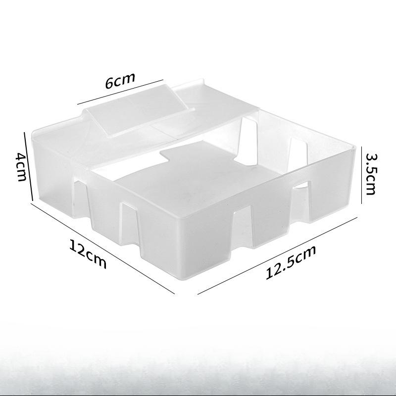 Zásuvkový úložný box do lednice, zacvakávací závěsný sáček na koření do lednice, krabice na organizaci svačin, krabička na uchovávání pleťových masek