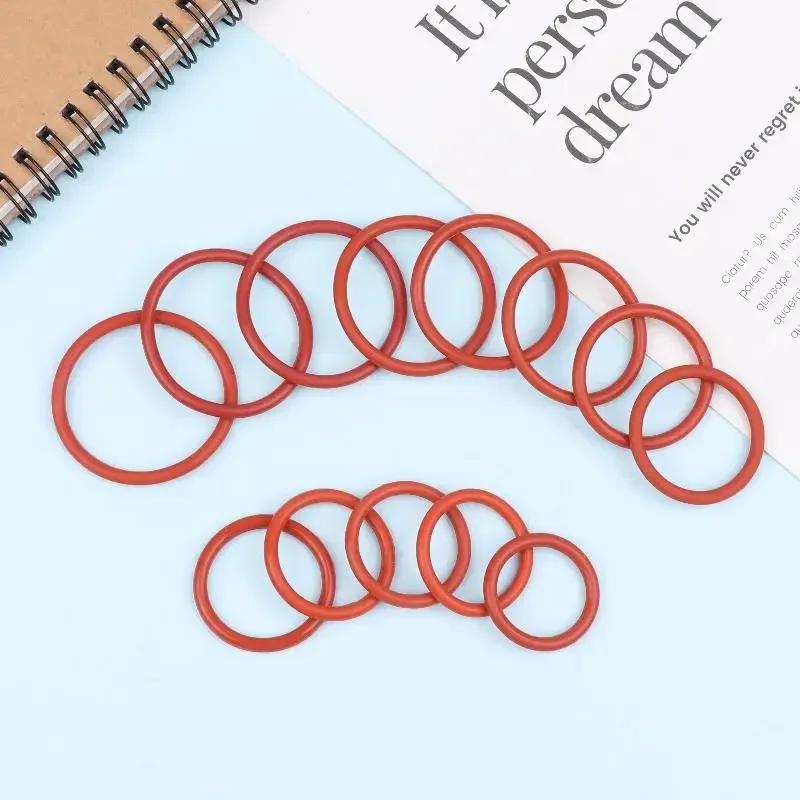 10PCS Silicone O RING For Coffee 43.6*35*4.3 Mm O-Ring VMQ Gasket Seal Thickness 4.3mm ORing Red Rubber