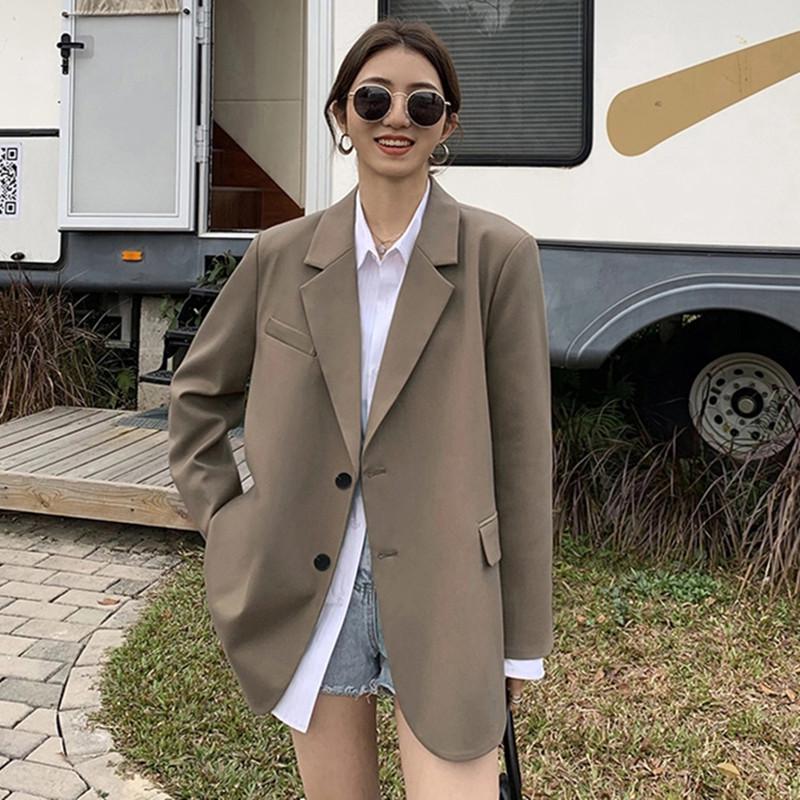 Spring Petite Slimming Blazer - Women's Korean Style Loose Fit Small Suit