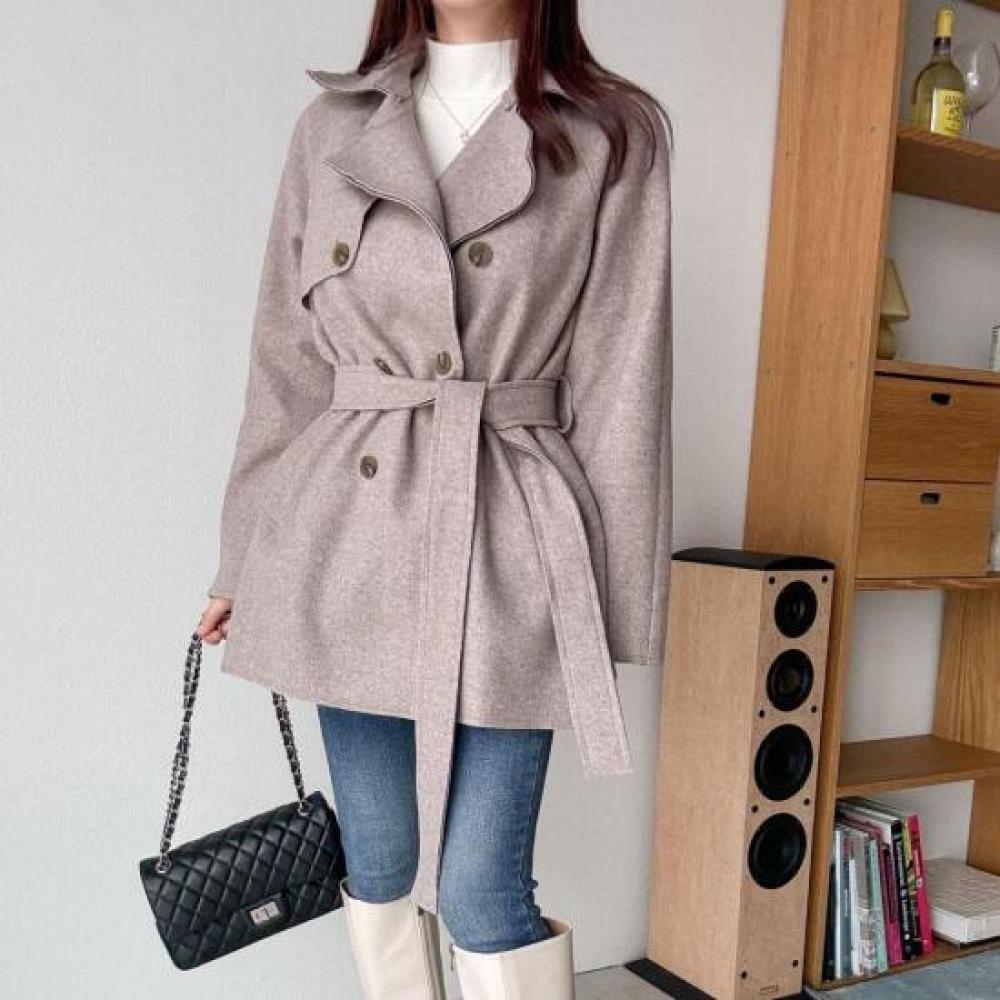 New ArrivalS Open Run LohaSi Women S Trench Coat Fall Commute Look Two Button