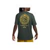 Nike Air Max 90 Letter Embroidery Casual Pullover Short Sleeve T-Shirt Men Tops Midnight-Green HF4475-341
