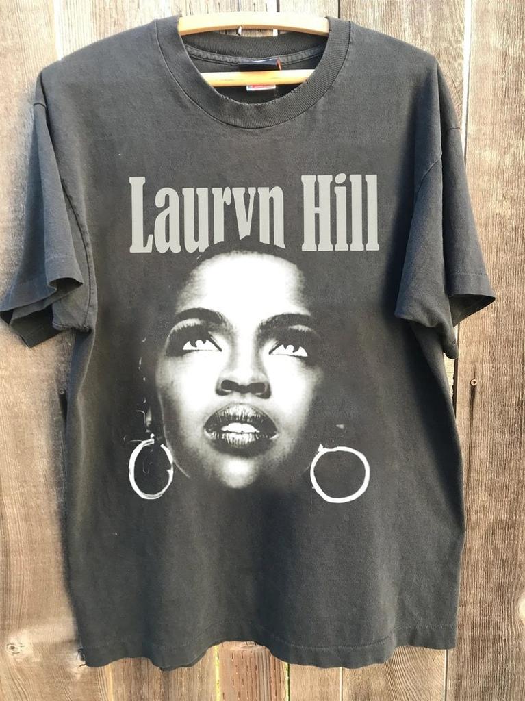 Lauryn Hill Album 90er Grafik Anthrazit Unisex T-Shirt Herren Damen KH13757