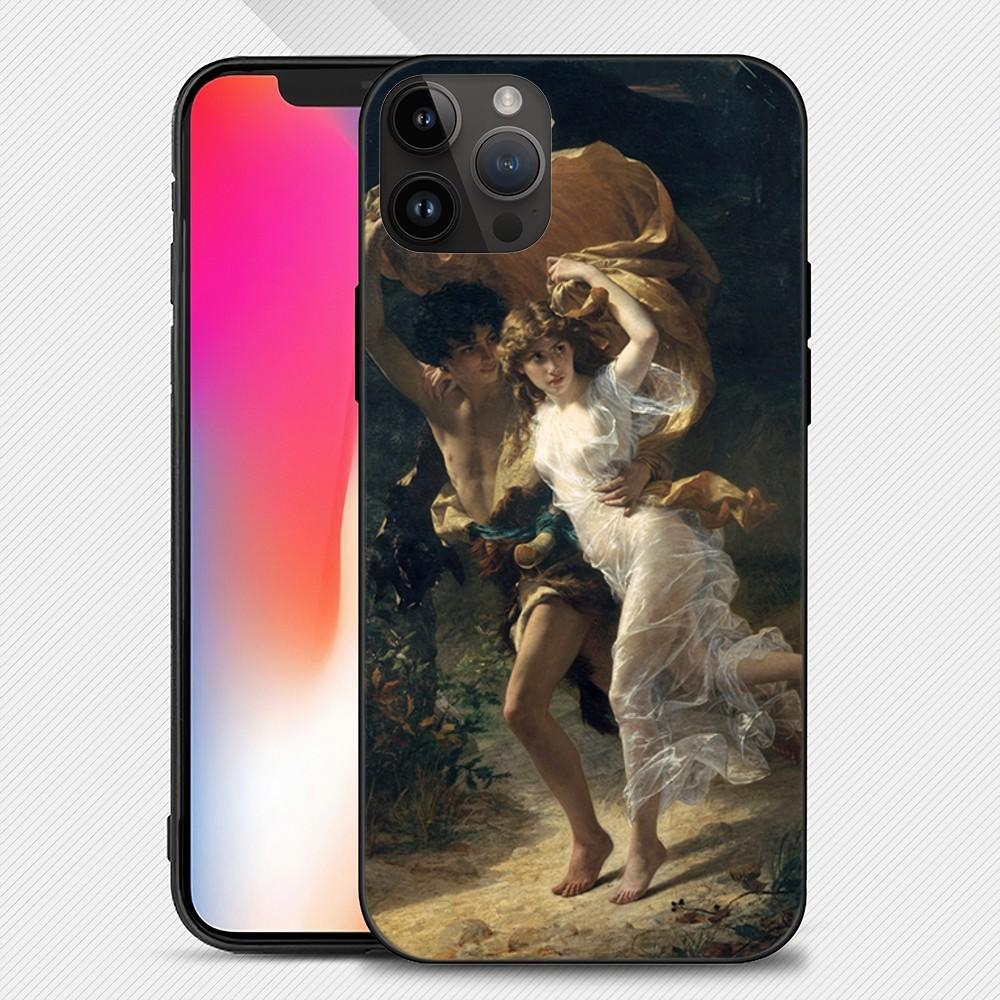 Pierre Auguste Cot Art Phone Case Iphone15 14 13 12 11 Pro Max Mini X 7 8 Soft Case