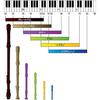 Yamaha Recorder Soprano Baroque YRS-38BIII (Black, Ivory)