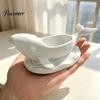 Minimalist Modern Stationery Holder Whale Shaped Decorative Storage Bowl, Ocean Theme Jewelry Tray for Ring Earring Sturdy Sculpture Container