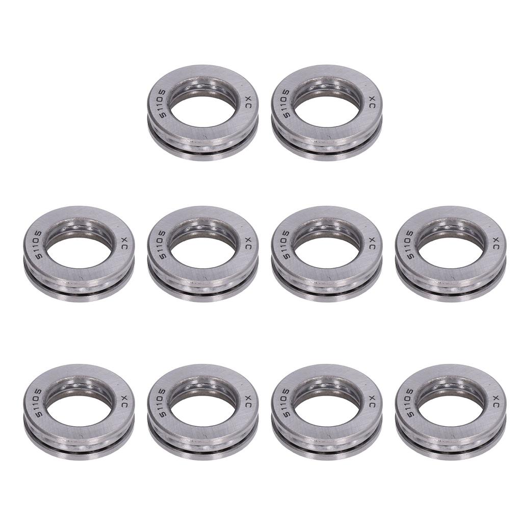 10 SZT. Łożyska kulkowe wzdłużne do samolotu Wysoka dokładność Odłączalny miniaturowy osiowy metalowy zestaw łożysk 51105