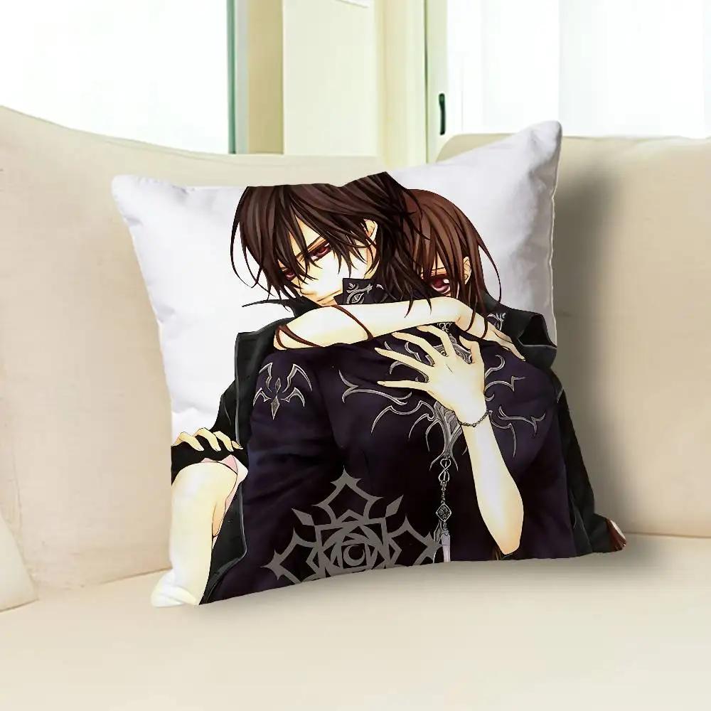 V-Vampire Comics K-Knights Pillow Cases for Bedroom Living Room Sofa Home Decor Polyester Cushion Cover with Zipper