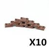 MOC Militärzubehör Bausteine Soldatenfiguren Sandsack Hund Hindernis Camouflage Zelt Schaufel Waffenbox Spielzeug Kinder J038