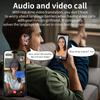 198 Languages AI Translation Earbuds,Bluetooth V6.1 Headphones Translator,Smart Mode Touch Screen Real-Time Earphones Fit Work