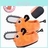 Chainsaw Man Pochita Plush Non-slip Slippers Cute Warm For Adults Kids