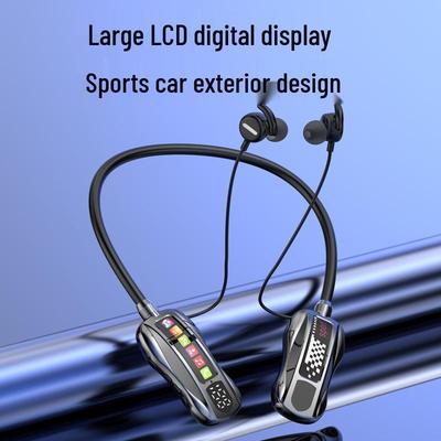 Cross-border Neckband Bluetooth Earphones with Surround Stereo, Long Standby, Memory Card Slot, and Cartoon English Call.