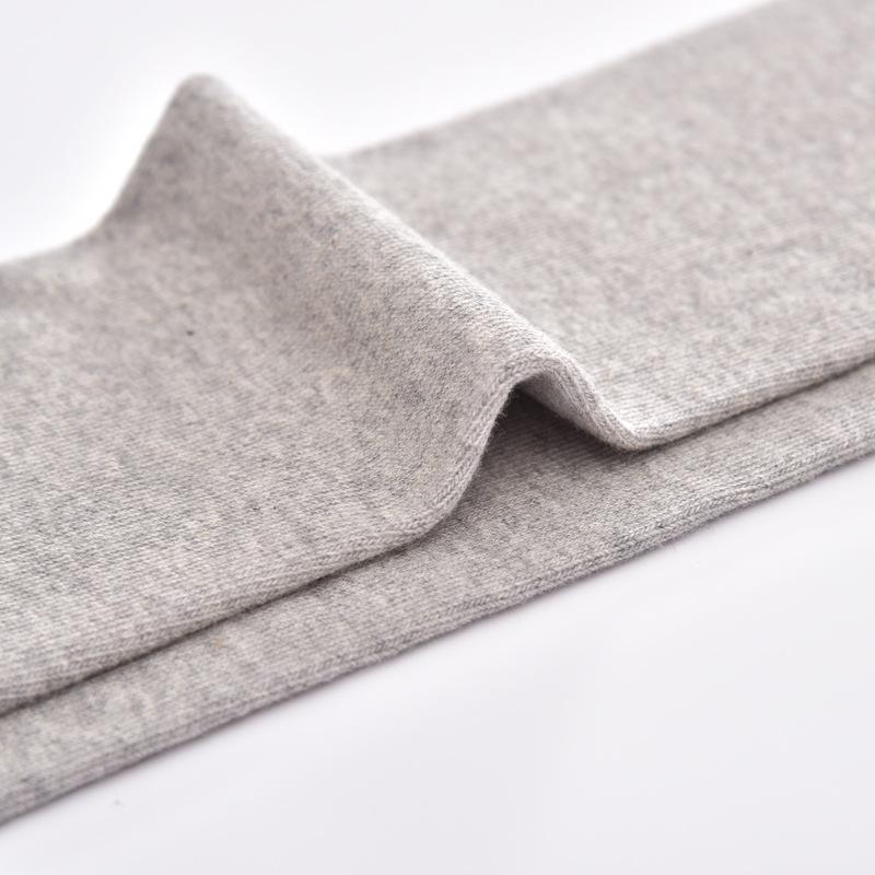 Bomull Vår Høst Dame Kne Høy Soild Farge Sokker Dame Jente Skole Fest Gatedans Vinter Kne Varm sokk For Dame