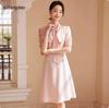 Aishangchen Summer 2024 Waist-Slimming Bowknot Dress - Women's Stylish Skirt
