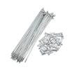 BULLSPANN Spokes Bicycle Galvanized Steel Spokes 14G J Bend with